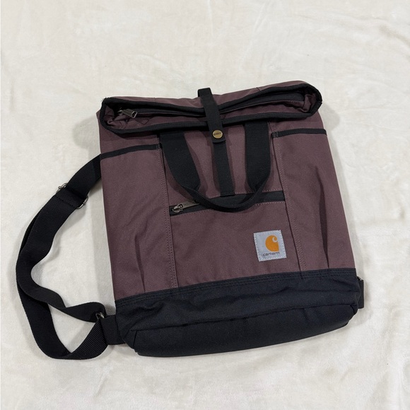Carhartt Maroon and Black Backpack - Picture 1 of 8